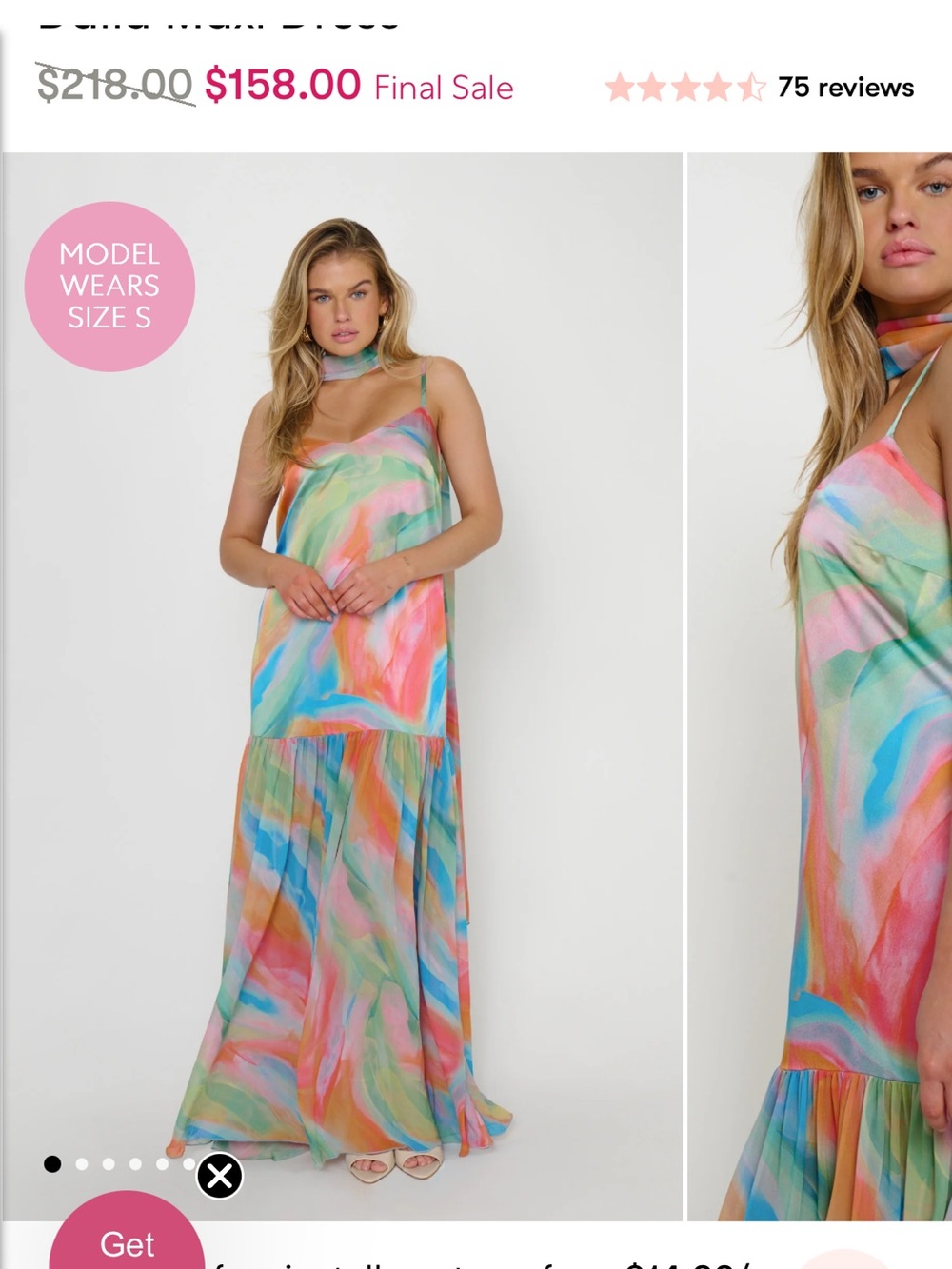 Show me your mumu Dalia maxi dress